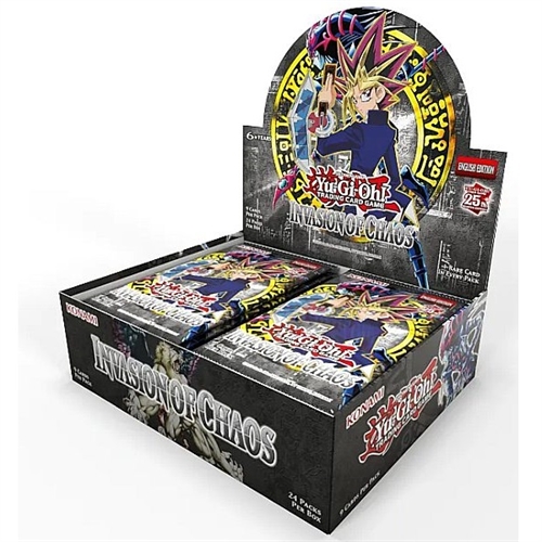 Yu-Gi-Oh TCG - Invasion of Chaos (25th Anniversary Edition) - Booster Box Display (24 Booster Packs)